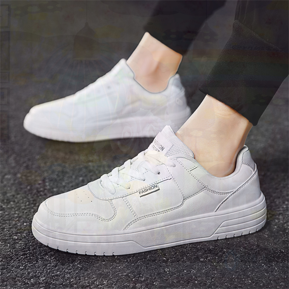 Women'S Formal Wear With Sneakers - With Ties PU Leather Shoes 41