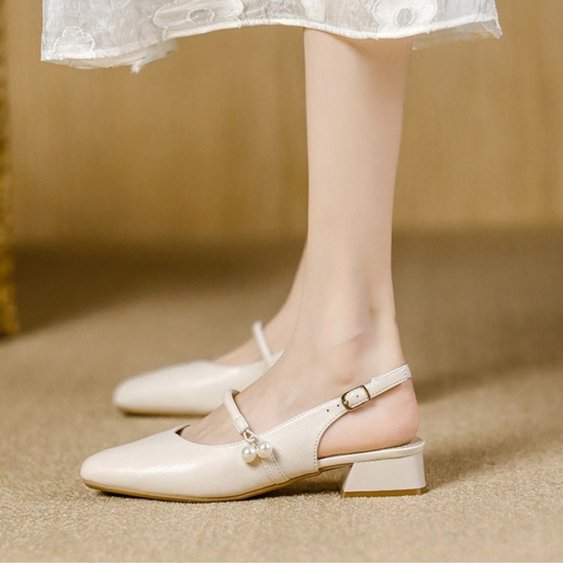 Women'S Work Fashion - Women's Slingback Mary Janes Square Toe
