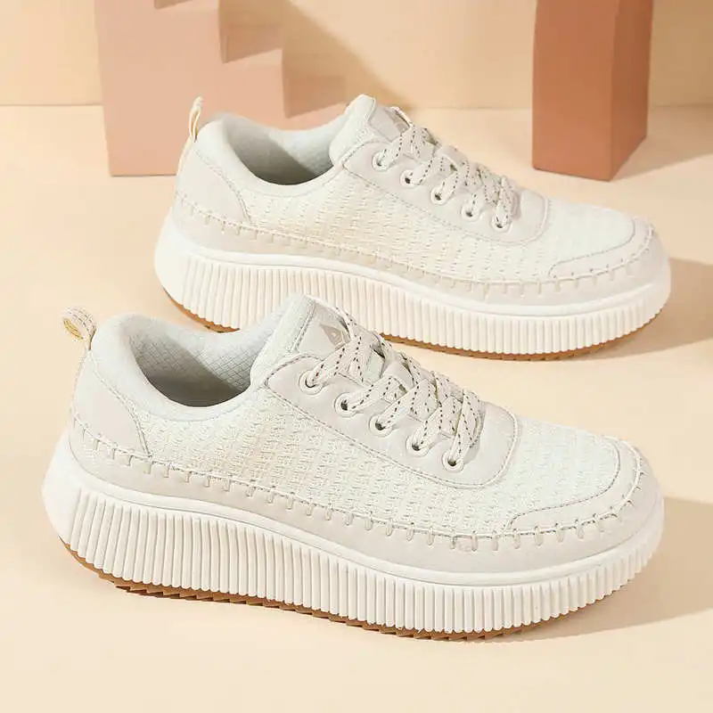 Women'S Formal Wear With Sneakers - Brown Shoes Woman Flats Autumn Boots