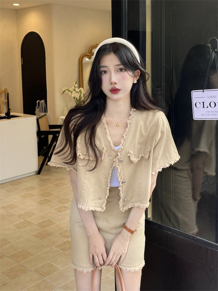 Short 2 Pieces Skirt Sets For  - Women Formal Event Wear ulasan dan harga