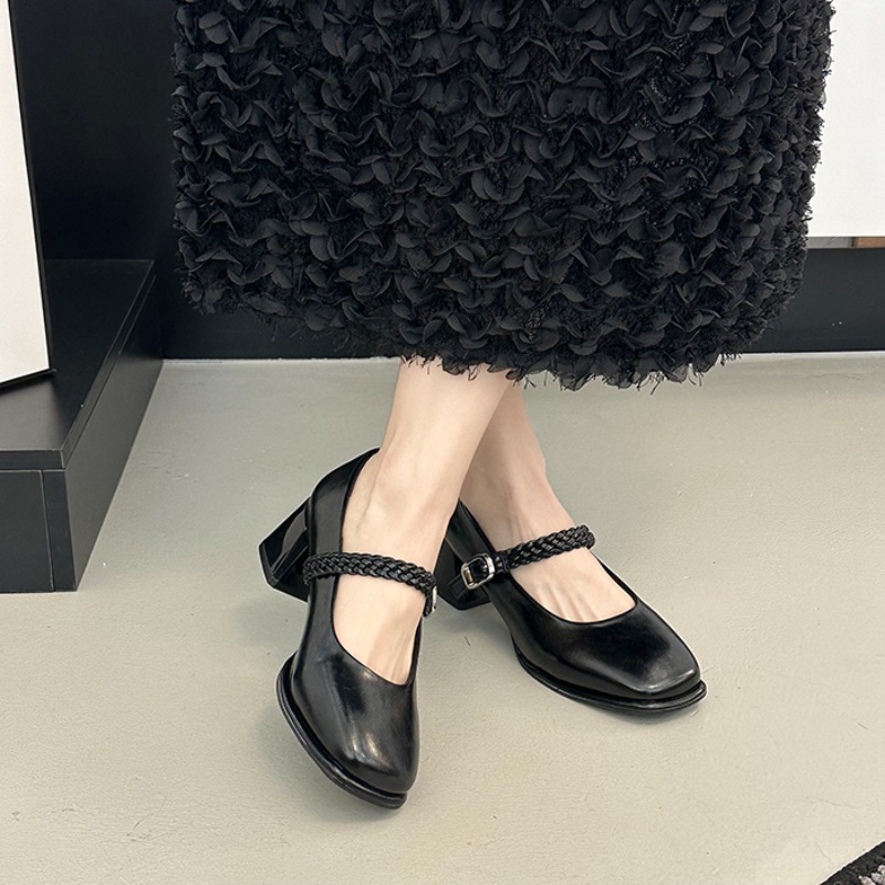 Spring Square Toe Thick Heel W - Women Formal Wear For Wedding ulasan dan harga