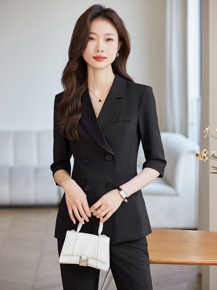 Spring Thin Professional Suit  - Women Formal Wear For Interview ulasan dan harga