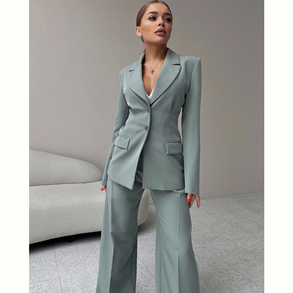 2024 Elegant Women Suit Two Pi - Women Formal Wear Blazers ulasan dan harga