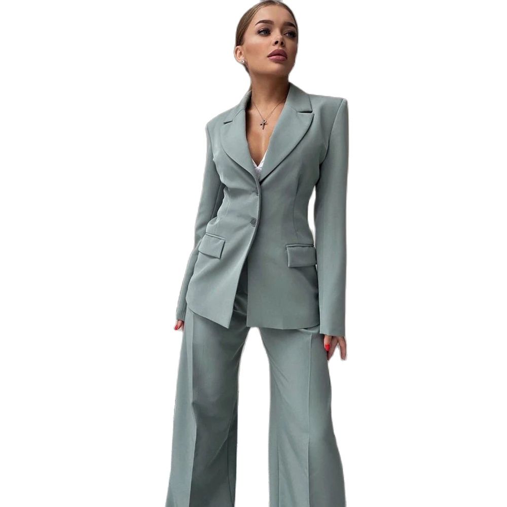 2024 Elegant Women Suit Two Pi - Women Formal Wear Blazers ulasan dan harga