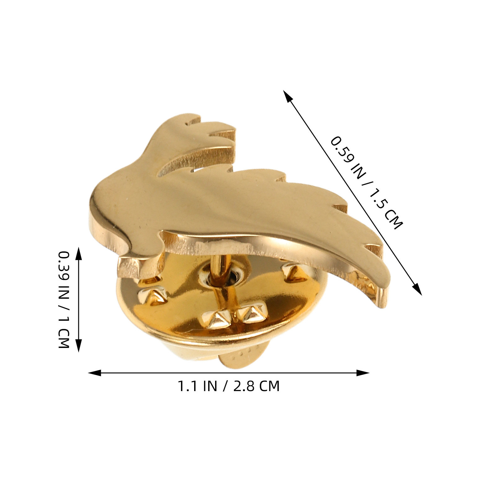 2Pcs Peace Dove Lapel Pin Allo - Women Formal Event Wear ulasan dan harga