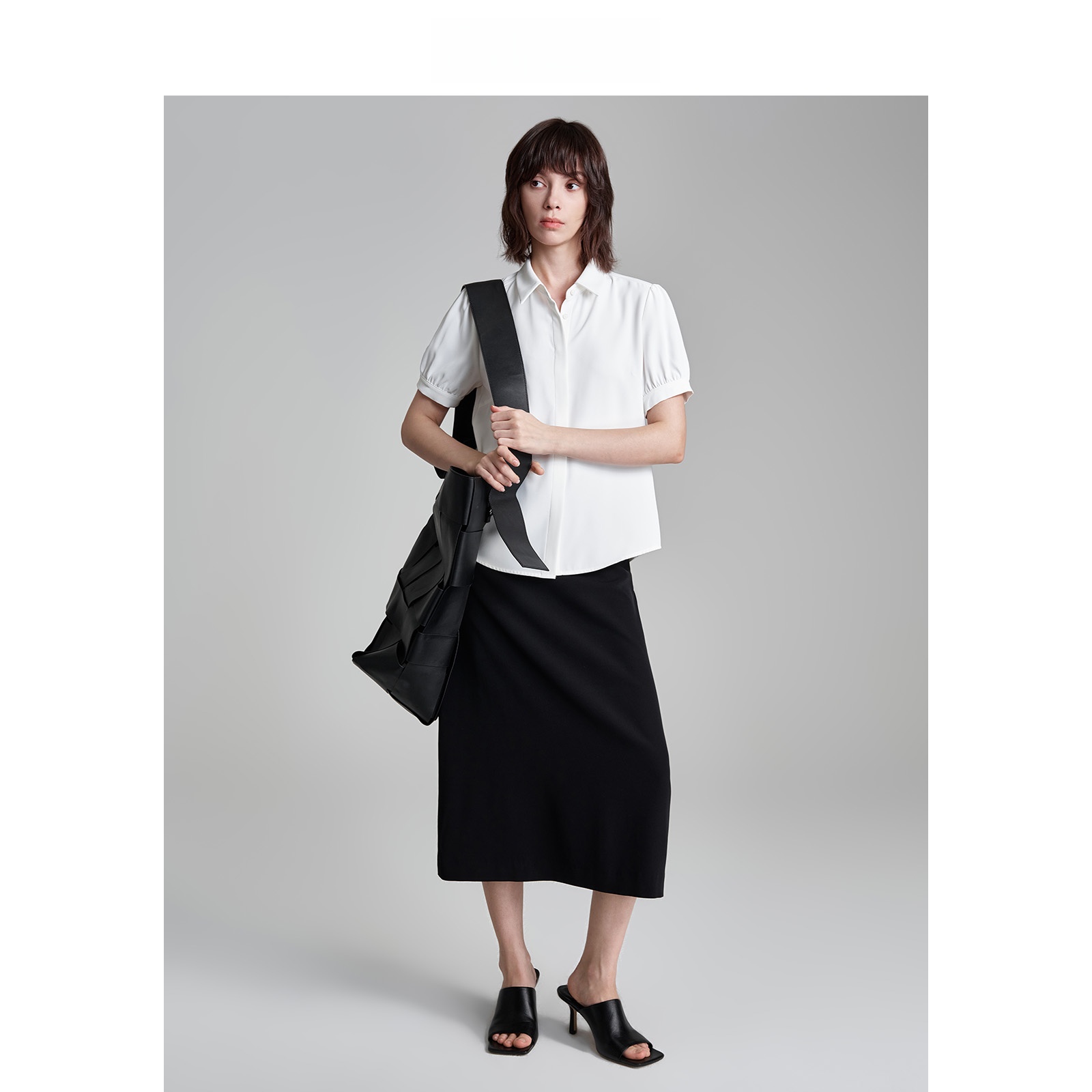 LeLenth Casual Short Sleeve Ch - Women Formal Wear For Interview ulasan dan harga
