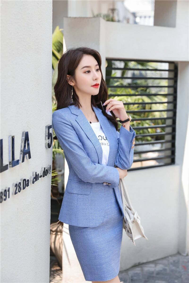 Novelty Green Uniform Designs  - Women Formal Wear For Interview ulasan dan harga