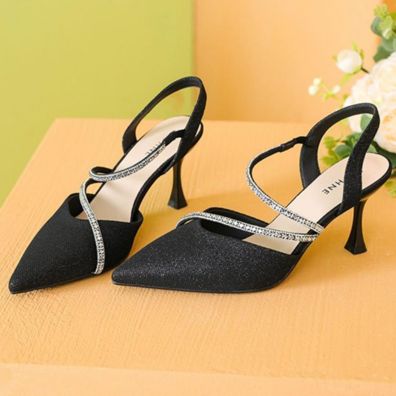 New women's pointed-toe cat-he - Women Formal Wear For Wedding ulasan dan harga