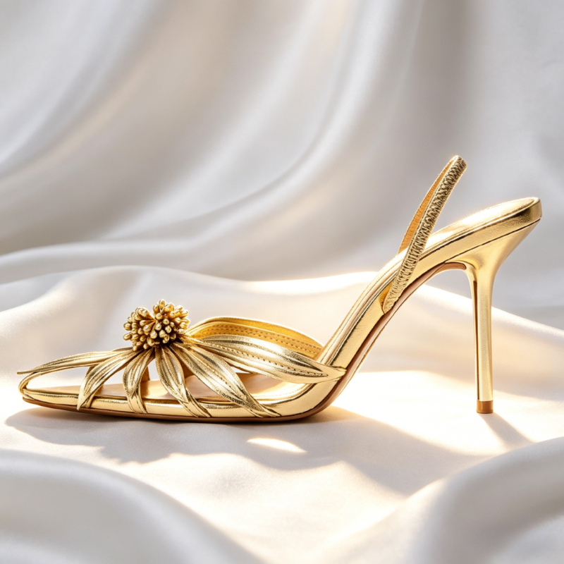 Luxury Gold Floral Detail Slin - Women Formal Wear For Wedding ulasan dan harga