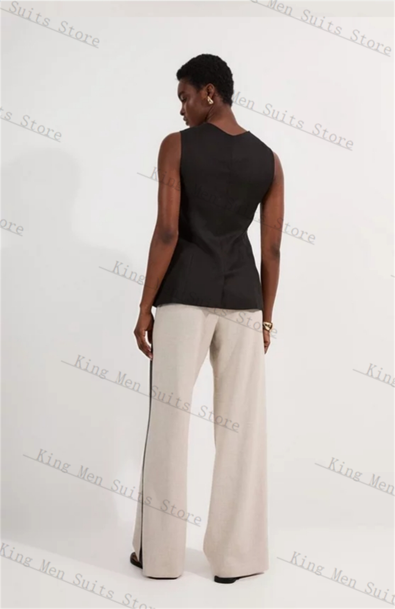 Black Formal Women Suits Set 2 - Women Formal Wear Vest ulasan dan harga