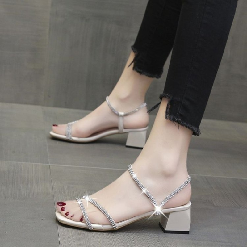 Women's Square Toe Rhinestone  - Women'S Work Fashion ulasan dan harga